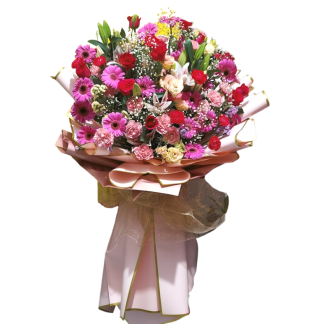 Giant Bouquet of colorful flowers