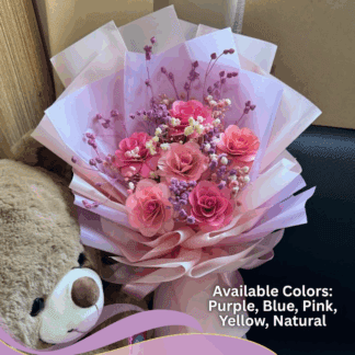 Pink Wood Flowers